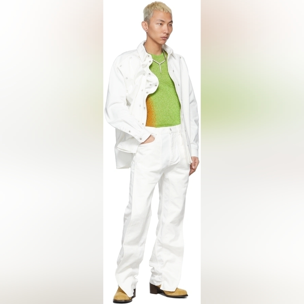 Y/Project White Classic Front Panel Jeans unisex size 32 BNWT